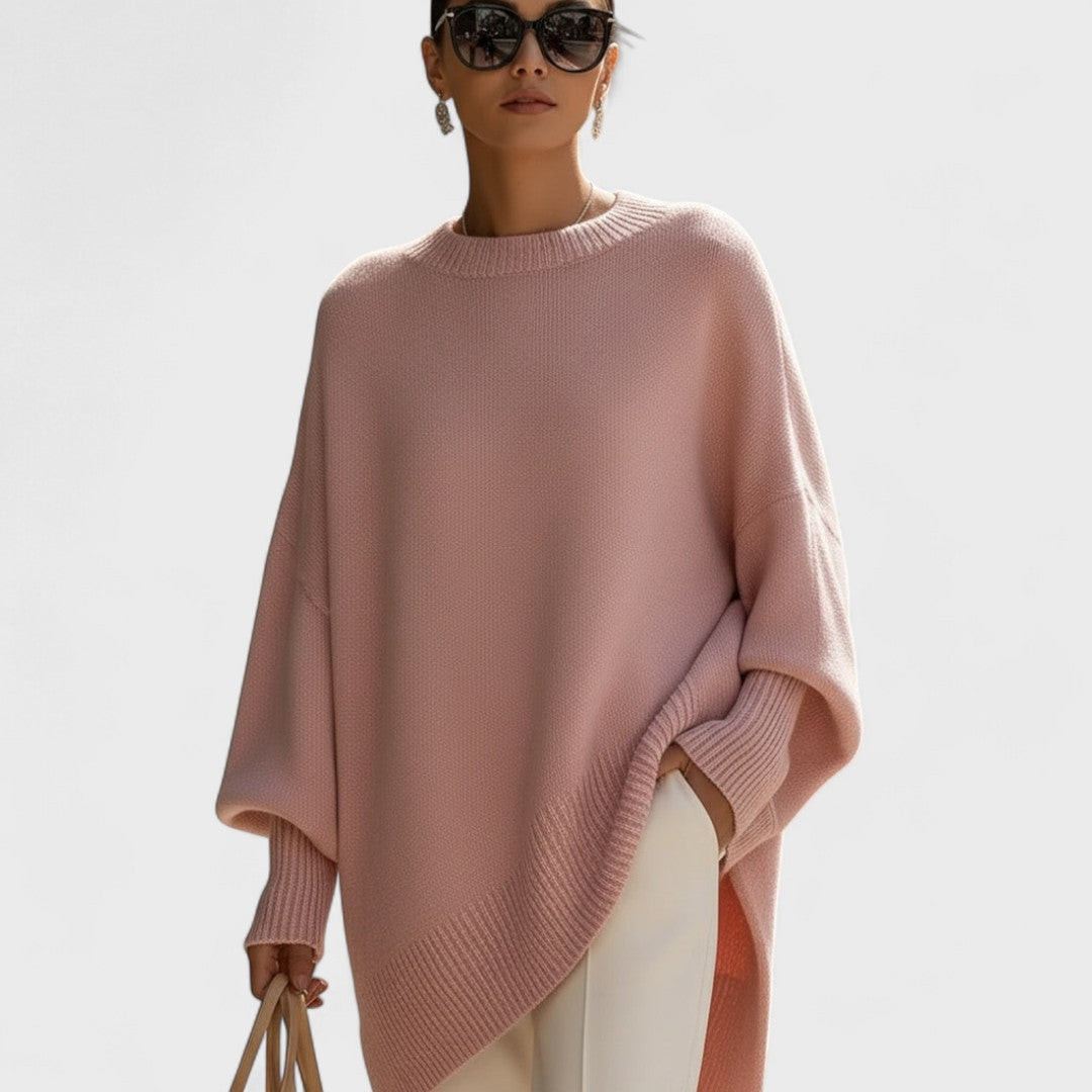 Mandy | Oversized Poncho Simple Elegance