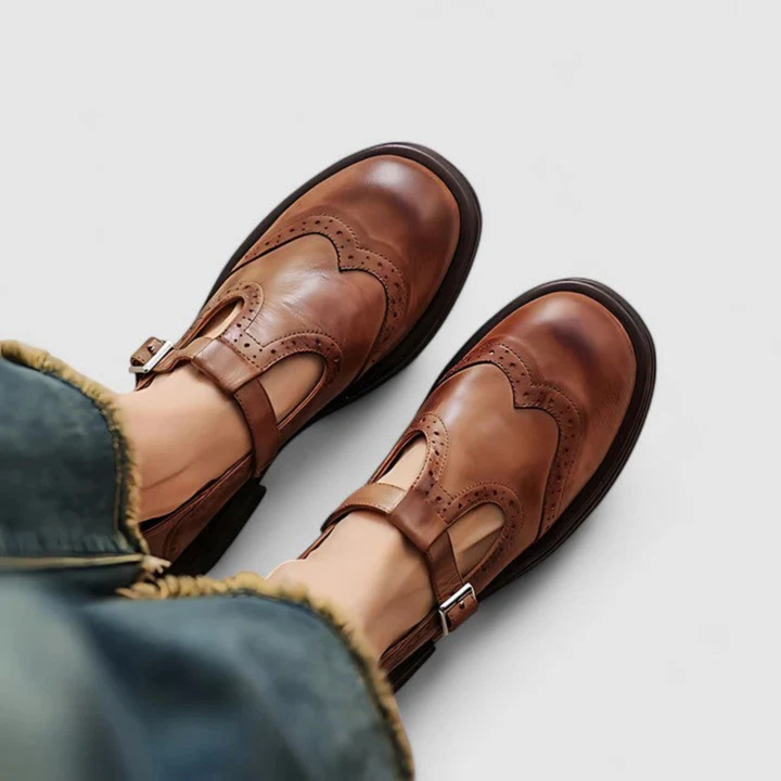 Risla |  Leather Mary Janes