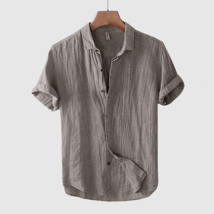 Einar | Short-Sleeve Linen Shirt