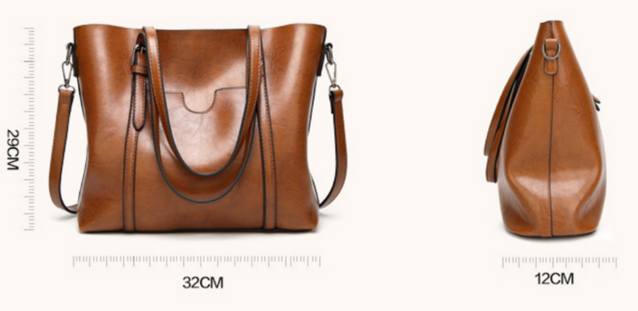 Clara - Sleek Leather Shoulder Bag