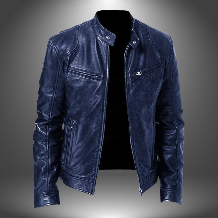 Eric | Sleek Zipper Moto Jacket