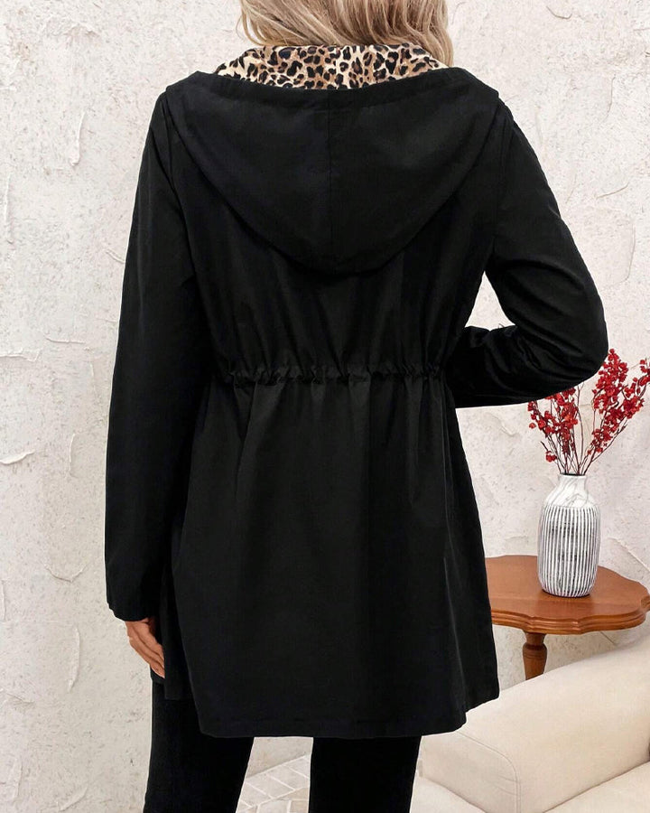 Jenn | Reversible Leopard Print Jacket