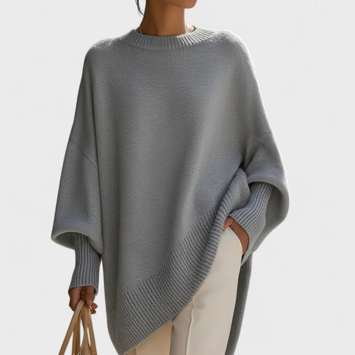 Mandy | Oversized Poncho Simple Elegance