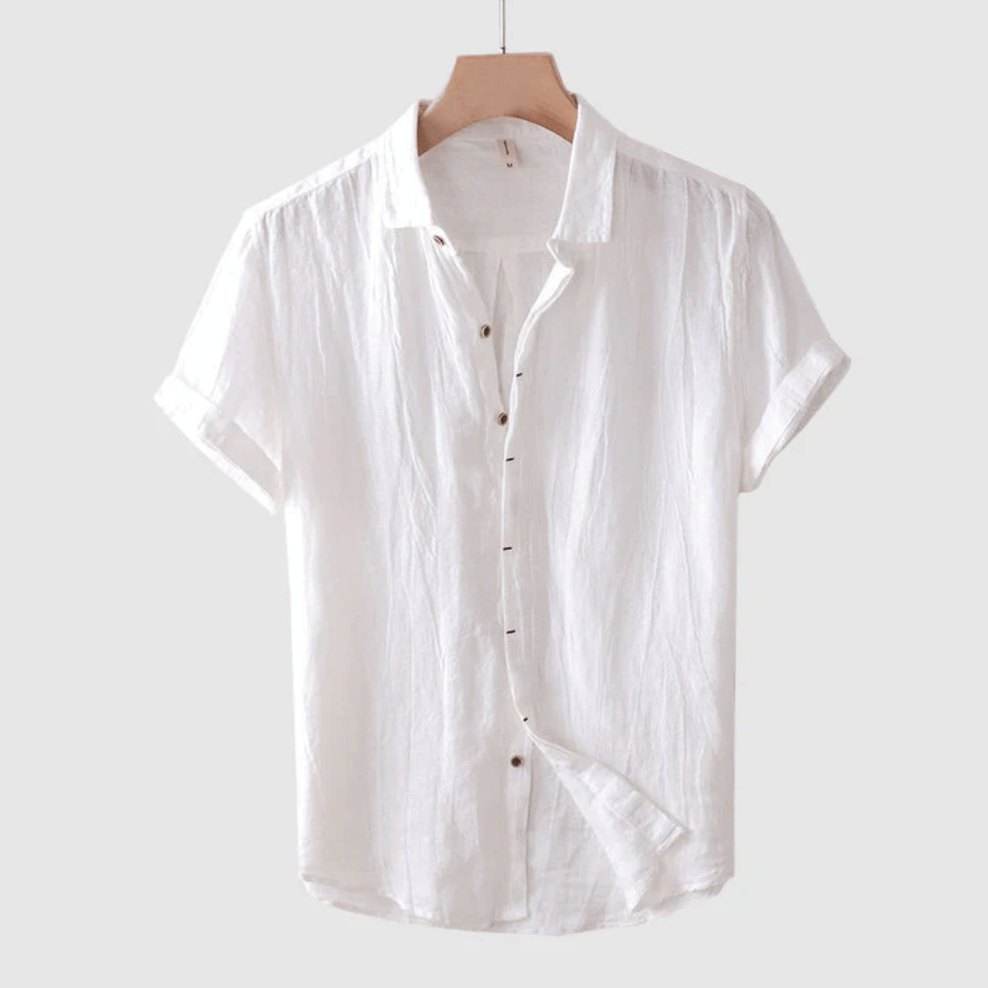 Einar | Short-Sleeve Linen Shirt