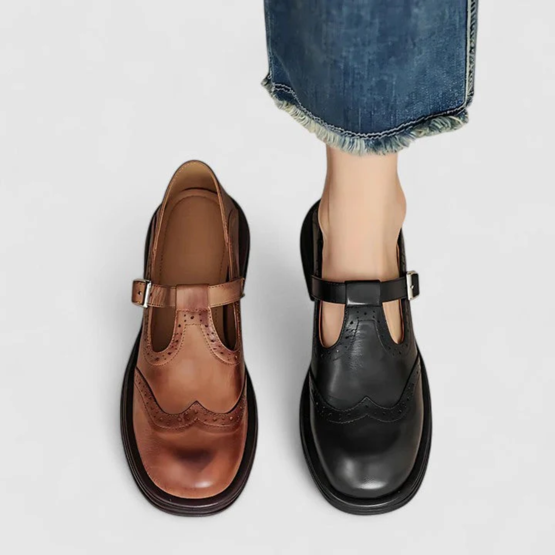 Risla |  Leather Mary Janes