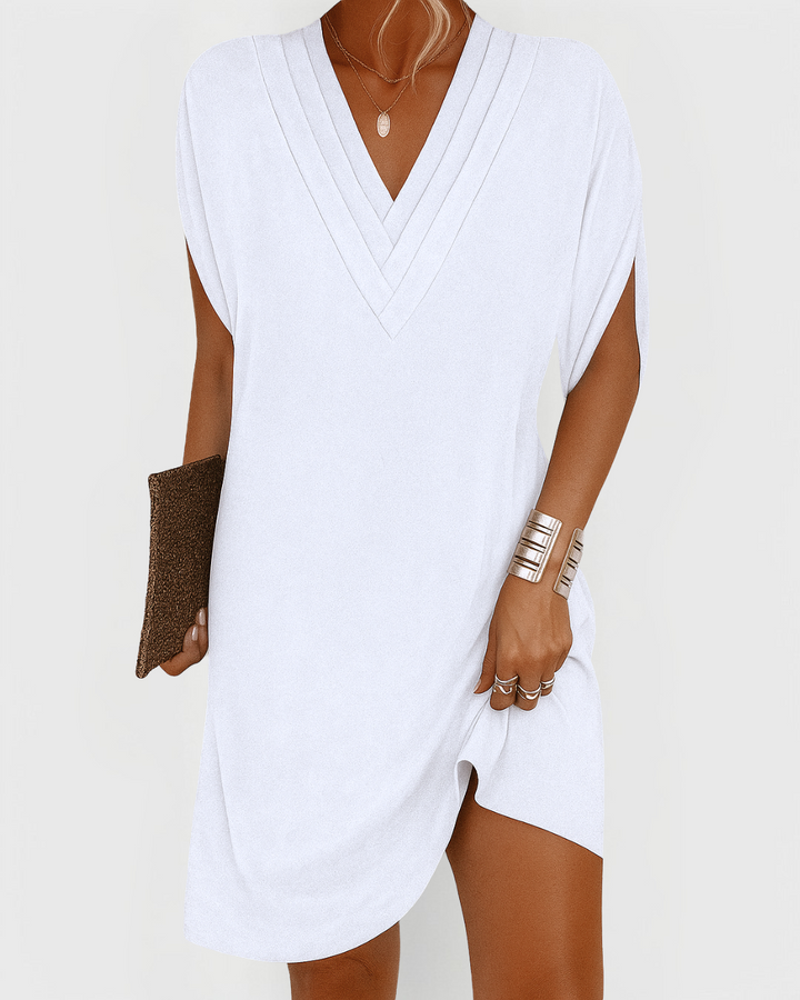 Rachel | V-Neck Casual Mini Dress