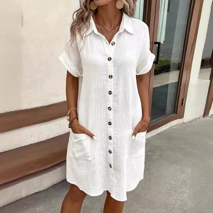 Caroline | Elegant Shirt Dress