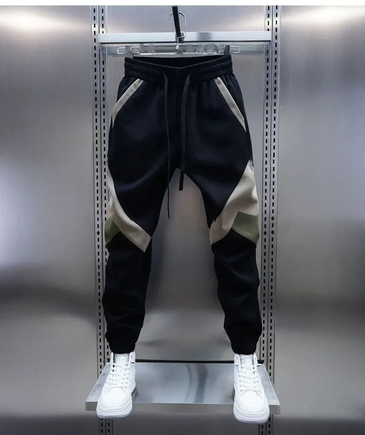 Alan | Modern Contrast Panel Joggers