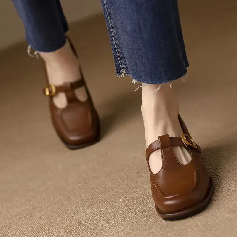 Ysolenne |  T-Strap Shoes