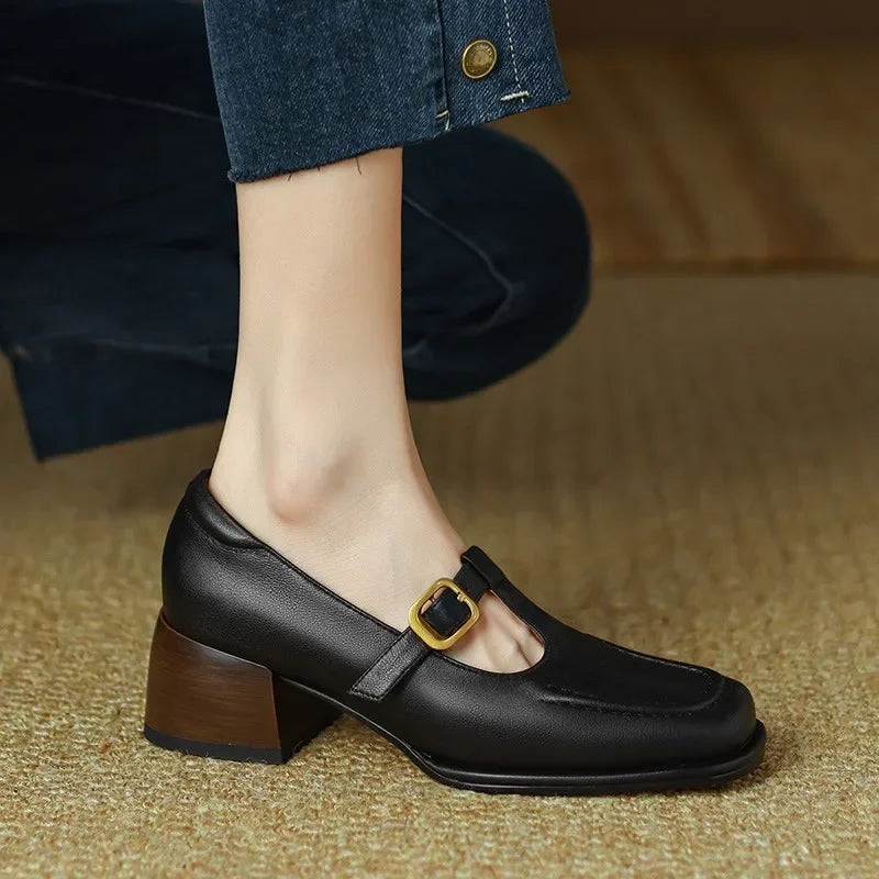 Ysolenne |  T-Strap Shoes