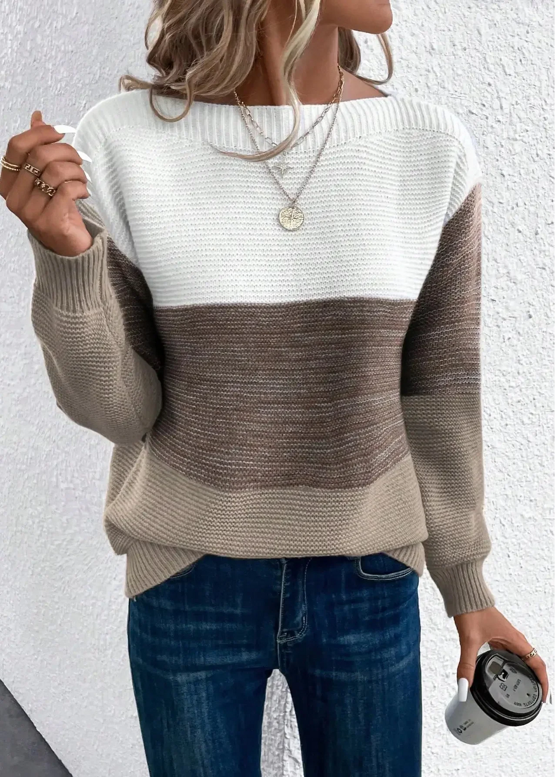 Fenella | Gradient Knit Sweater