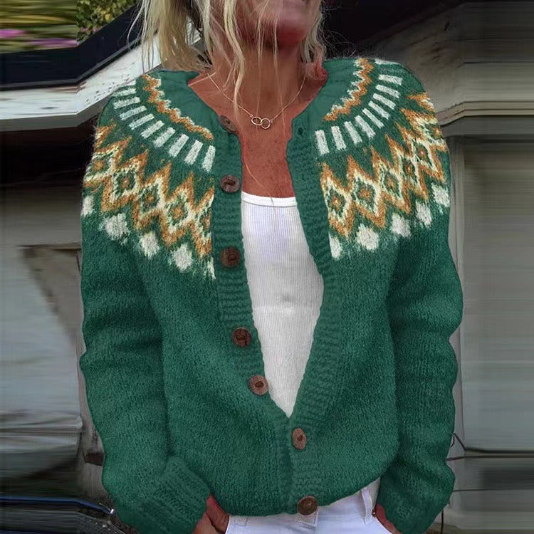 Natalia | Vintage Icelandic Wool Cardigan