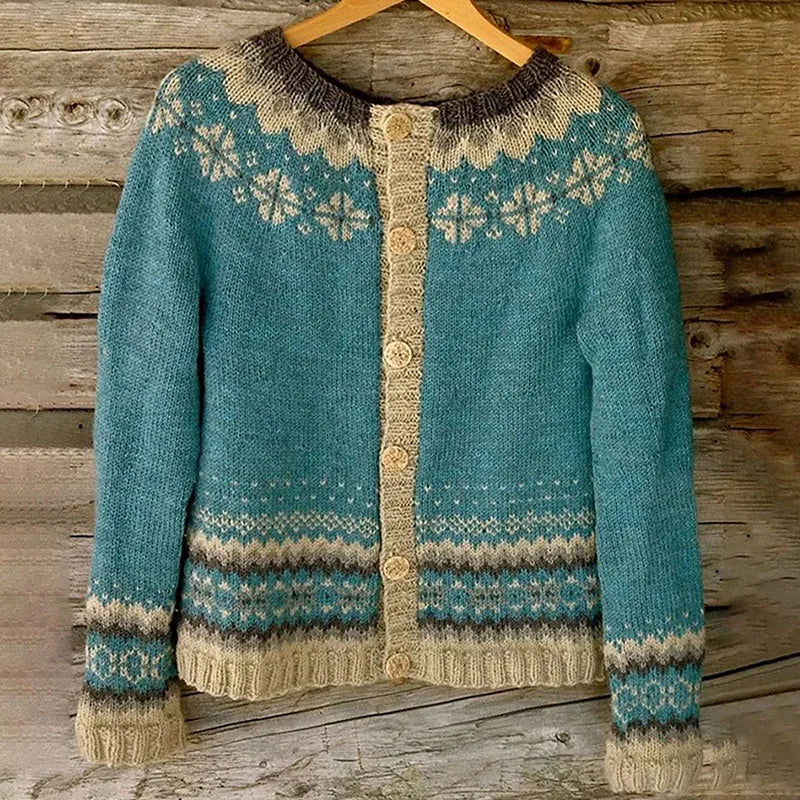 Allaira | Vintage Icelandic Wool Cardigan