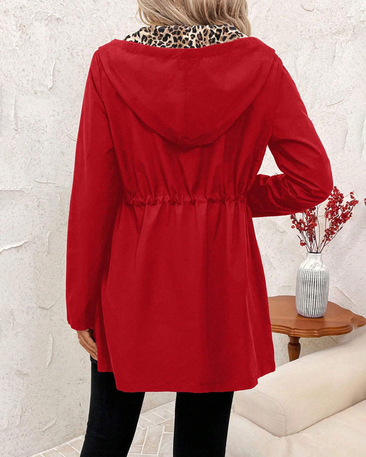 Jenn | Reversible Leopard Print Jacket